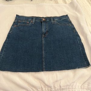 J Crew Jean Skirt
